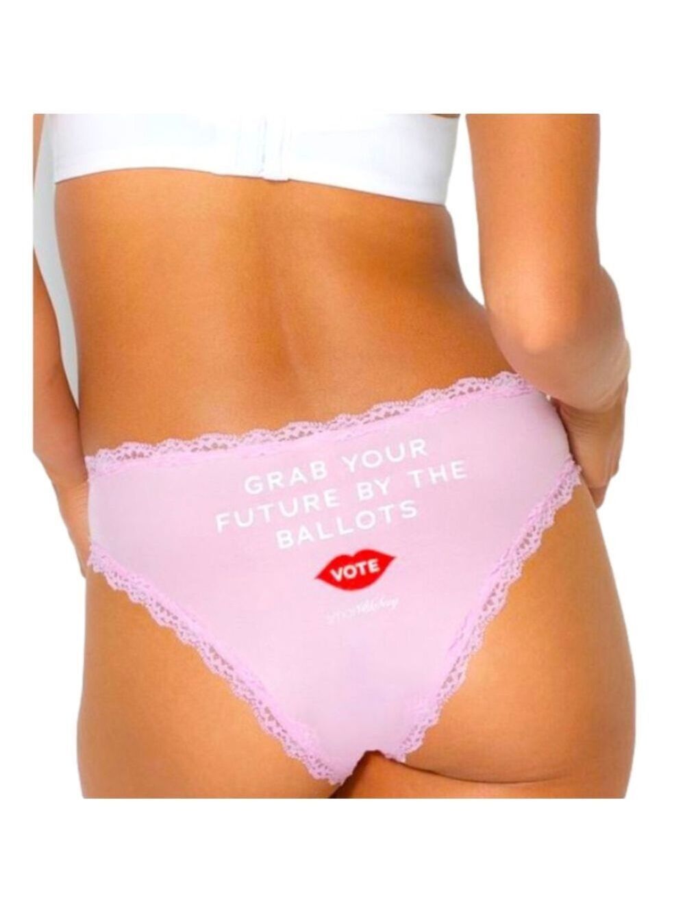 Pink Grab Your Future by The Ballots Panties Underwear NWT